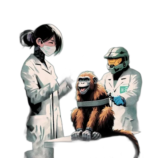 staff, animal, concept art, comic book art transparent PNG cut-out