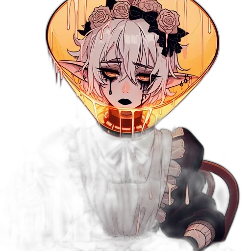 mask, crown, flower, face transparent PNG cut-out
