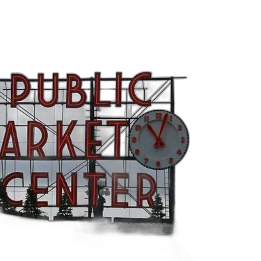 sign, public, market, center transparent PNG cut-out
