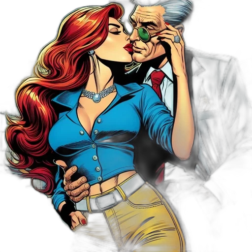 comic book art, cartoon, concept art, fantasy art transparent PNG cut-out