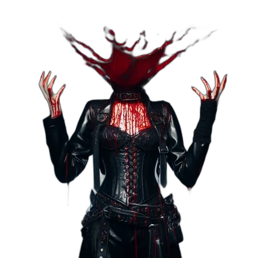 jacket, staff, dress, mask transparent PNG cut-out