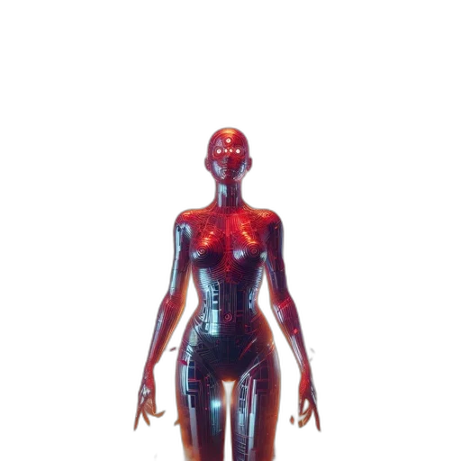 robot, creature, dress, mask transparent PNG cut-out