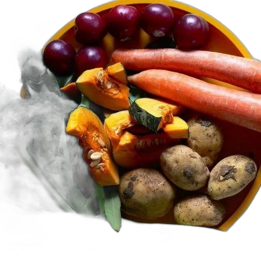 food, crown, face, staff transparent PNG cut-out
