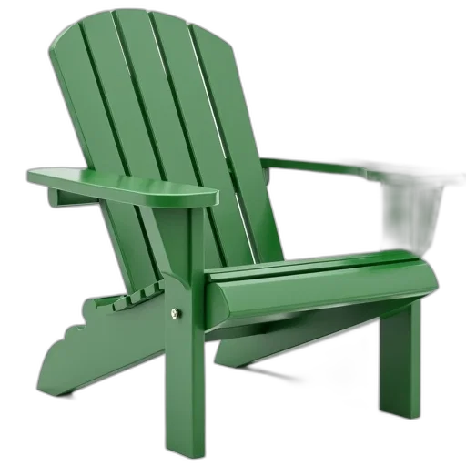 furniture, 3d render, green, wooden transparent PNG cut-out