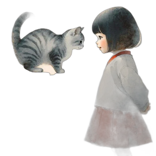 animal, creature, watercolor, photorealistic transparent PNG cut-out