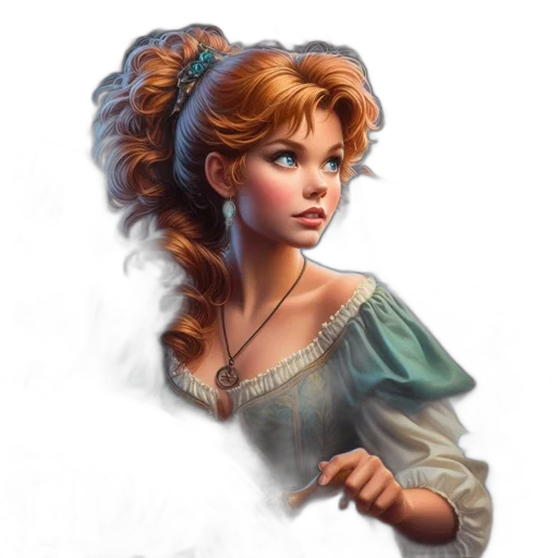 face, dress, jewelry, crown transparent PNG cut-out