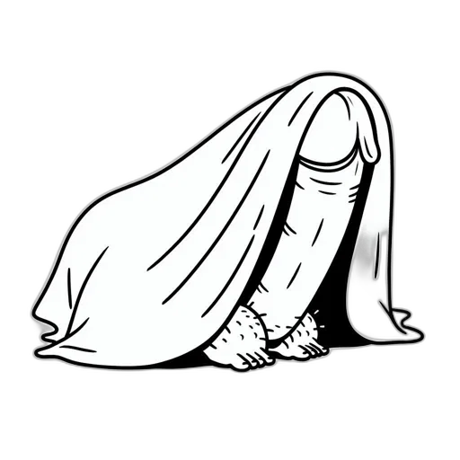 dress, jacket, mask, staff transparent PNG cut-out