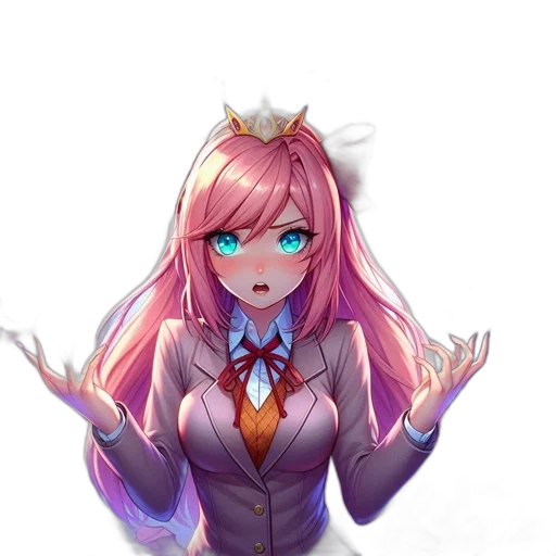 creature, face, weapon, staff transparent PNG cut-out