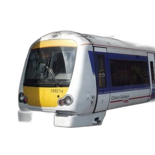 3d render, chiltern, railways, train transparent PNG cut-out