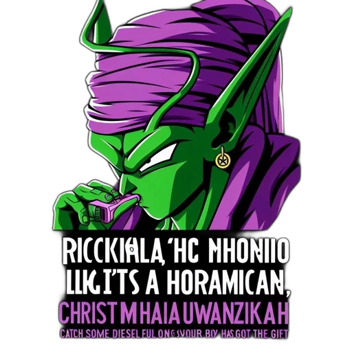 comic book art, vaporwave, anthropomorphic, green transparent PNG cut-out