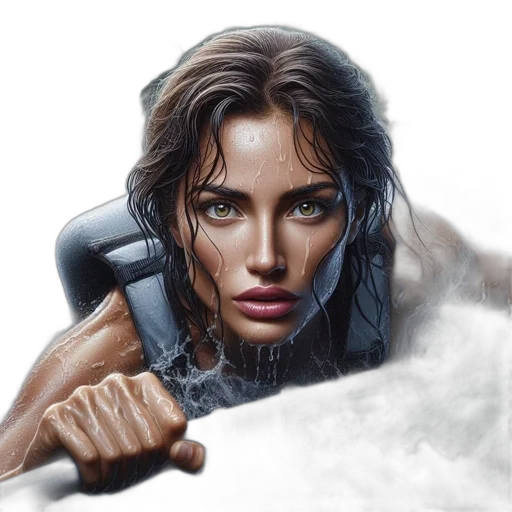 weapon, comic book art, photorealistic, concept art transparent PNG cut-out