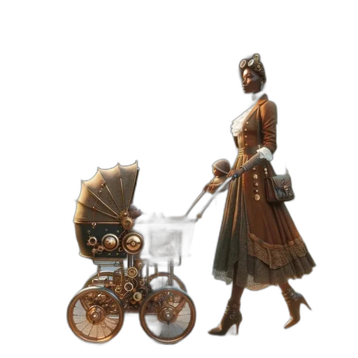 robot, staff, dress, weapon transparent PNG cut-out