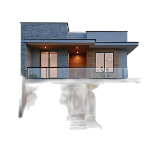 building, 3d render, photorealistic, concept art transparent PNG cut-out