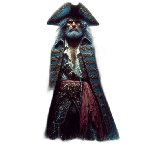 jacket, mask, hat, staff transparent PNG cut-out