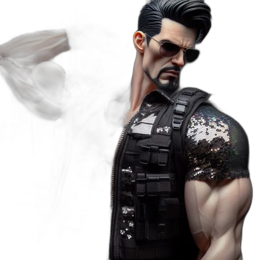 weapon, concept art, cyberpunk, fantasy art transparent PNG cut-out