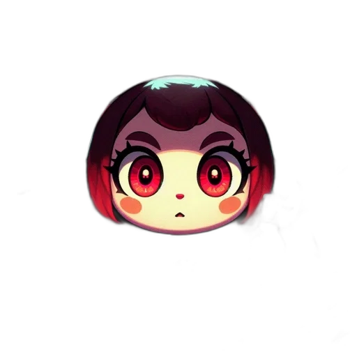 staff, face, anime, pixel art transparent PNG cut-out