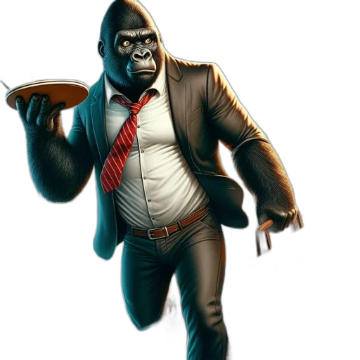 jacket, animal, staff, concept art transparent PNG cut-out