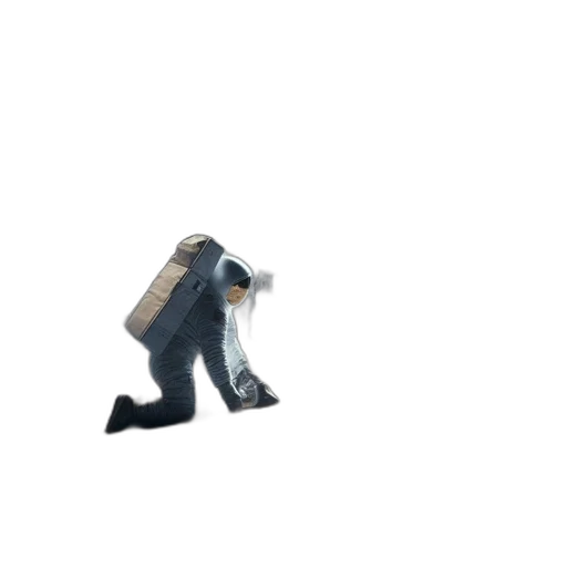 jacket, staff, robot, shoes transparent PNG cut-out