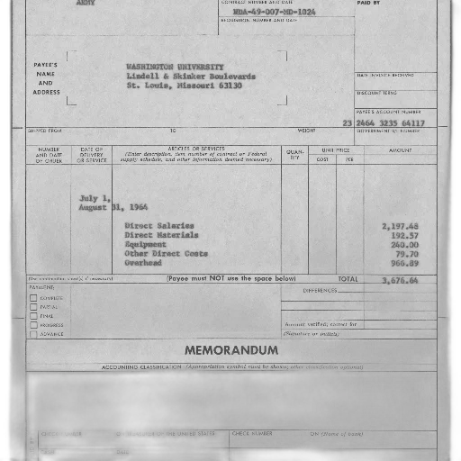 vintage, washington, university, invoice transparent PNG cut-out