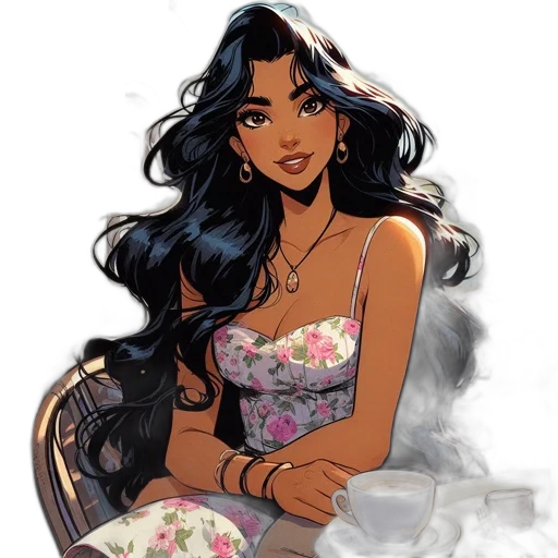dress, jewelry, concept art, cartoon transparent PNG cut-out