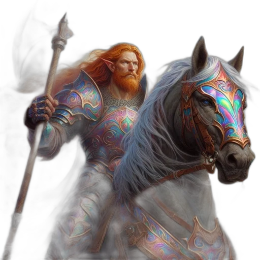 dragon, sword, staff, fantasy art transparent PNG cut-out
