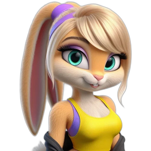 animal, 3d render, cartoon, concept art transparent PNG cut-out