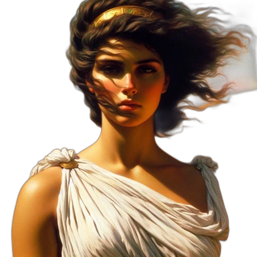 dress, hair, face, crown transparent PNG cut-out