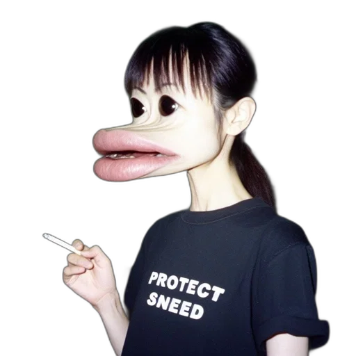 mask, face, creature, staff transparent PNG cut-out