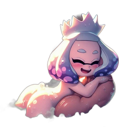 crown, creature, staff, hat transparent PNG cut-out