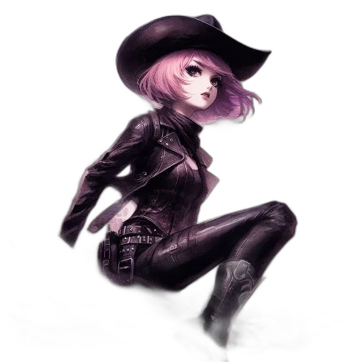 jacket, hat, weapon, robot transparent PNG cut-out