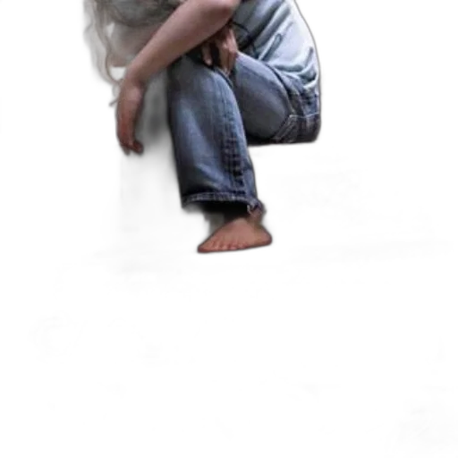 shoes, jacket, face, staff transparent PNG cut-out