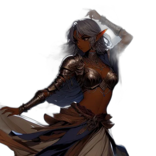 dress, staff, sword, weapon transparent PNG cut-out