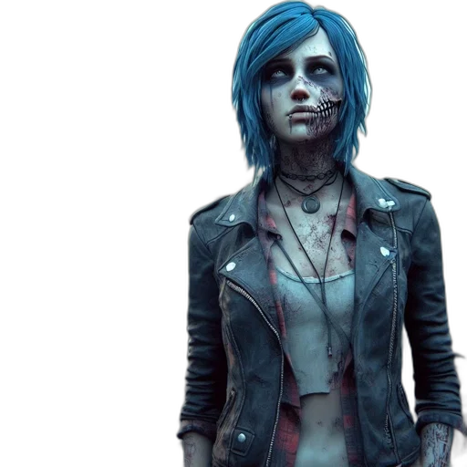 jacket, concept art, cyberpunk, comic book art transparent PNG cut-out