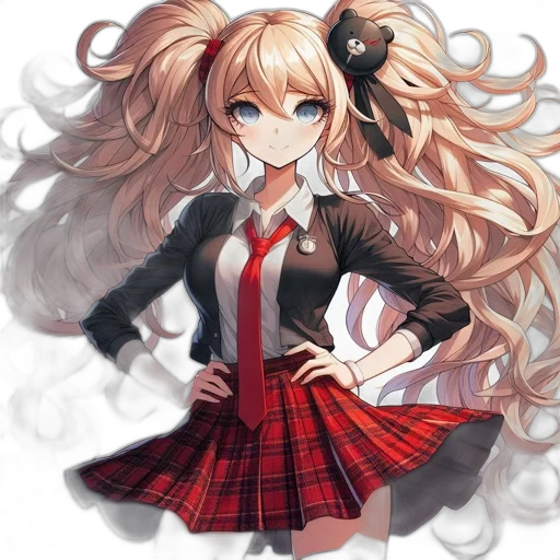 hair, dress, staff, face transparent PNG cut-out
