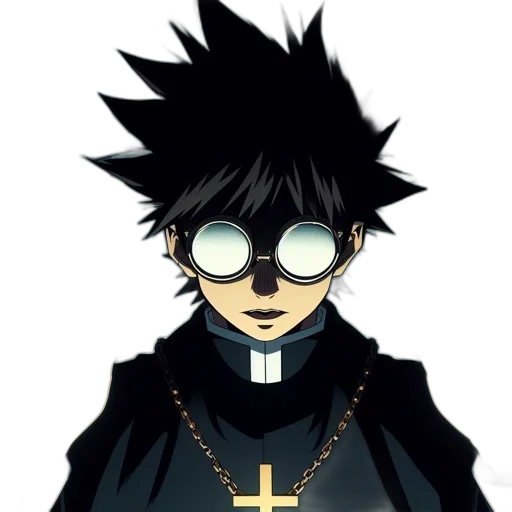 staff, anime, cartoon, comic book art transparent PNG cut-out