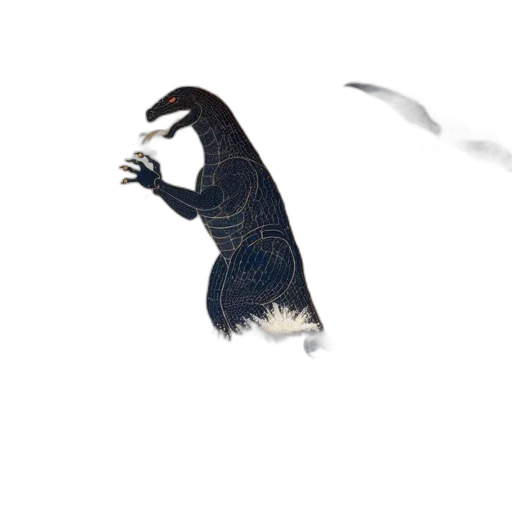 dragon, creature, animal, hair transparent PNG cut-out
