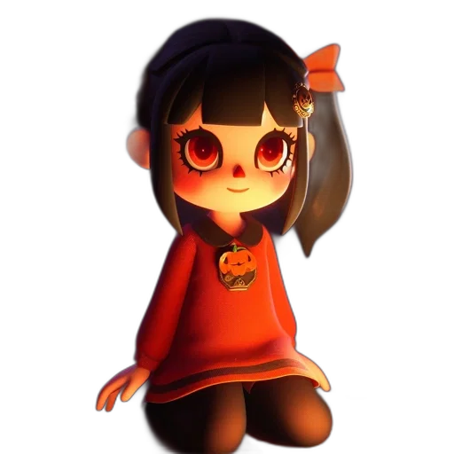 staff, mask, creature, dress transparent PNG cut-out