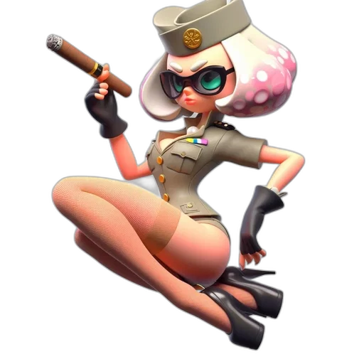 weapon, staff, hat, jacket transparent PNG cut-out