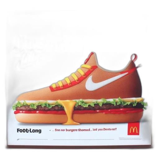 shoes, food, weapon, photorealistic transparent PNG cut-out