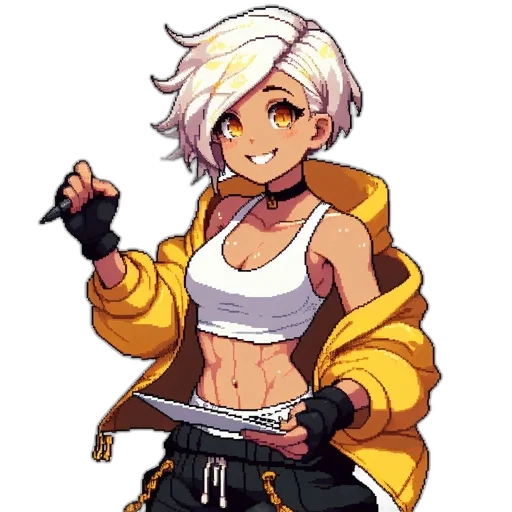 jacket, weapon, staff, sword transparent PNG cut-out