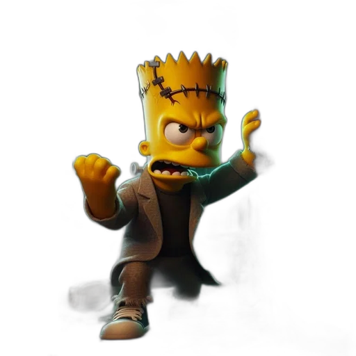 crown, creature, staff, robot transparent PNG cut-out