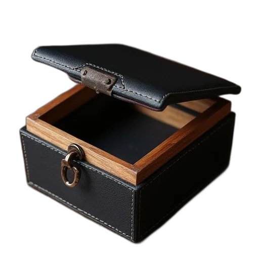 furniture, black, leather, wood transparent PNG cut-out