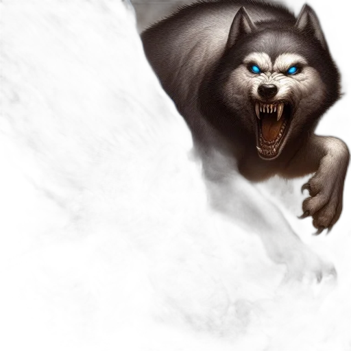 creature, fantasy art, concept art, photorealistic transparent PNG cut-out