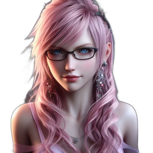 face, dress, jewelry, hair transparent PNG cut-out