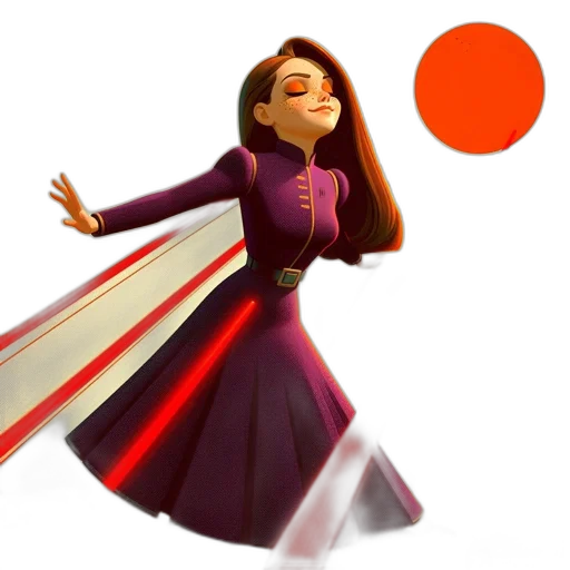 dress, staff, concept art, fantasy art transparent PNG cut-out