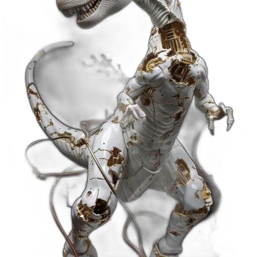 jewelry, robot, dragon, creature transparent PNG cut-out