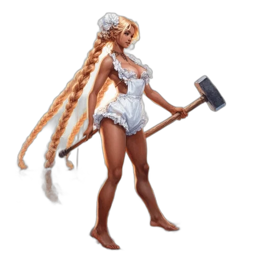 staff, concept art, fantasy art, 3d render transparent PNG cut-out
