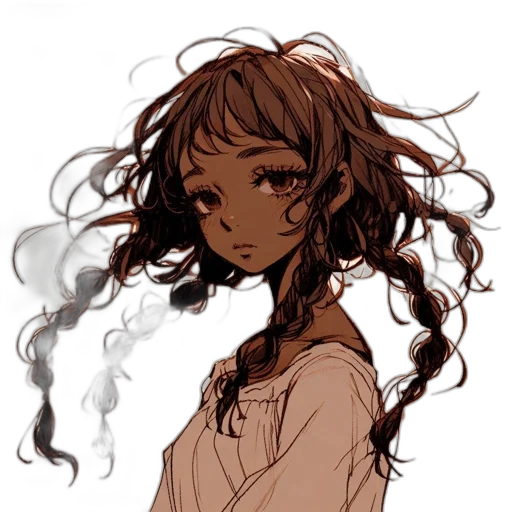 hair, staff, face, mask transparent PNG cut-out