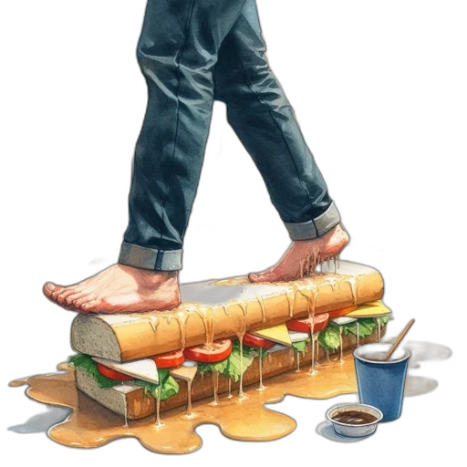 food, shoes, weapon, concept art transparent PNG cut-out