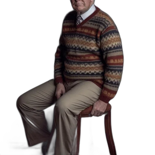 jacket, furniture, staff, creature transparent PNG cut-out